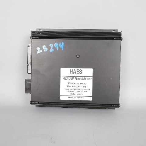 1999-2000 Porsche Boxster 986 Amplifier Amp HAES 98664531100 OEM Used