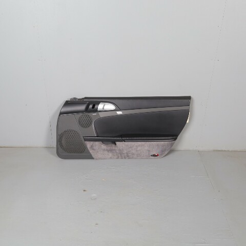 2005-2012 Porsche Boxster Cayman Right Door Panel Leather Black / Stone Grey OEM