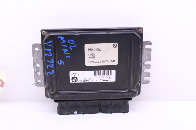 2002 Mini Cooper S 1.6L Hatchback Engine Computer Module ECU ECM DME 7525784 OEM