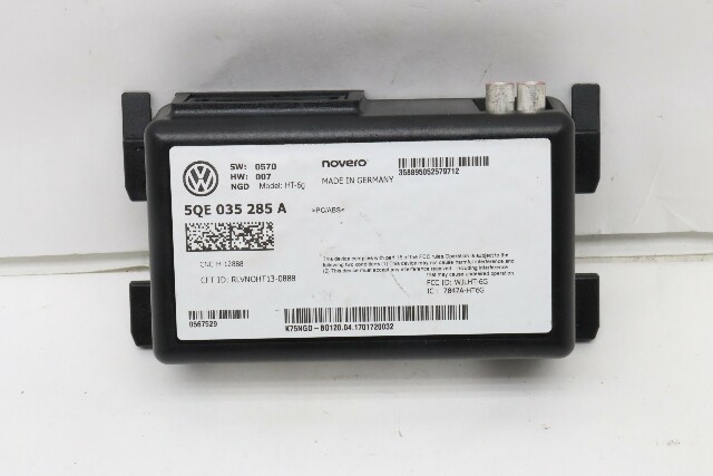 2017 Volkswagen Gti Mobile Phone Control Module - 5QE035285A OEM