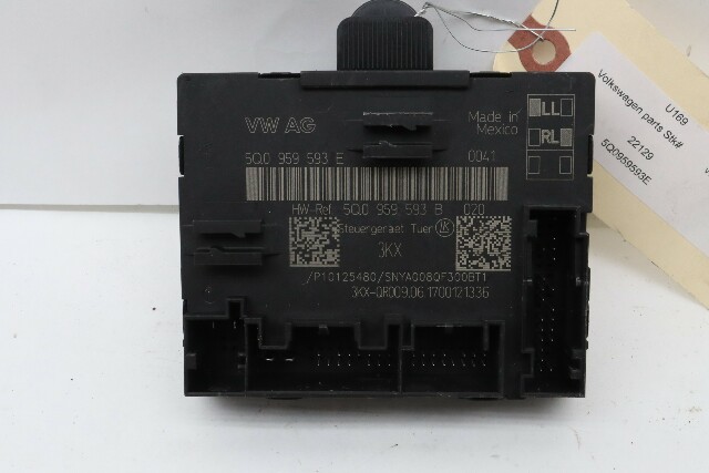 2017 Volkswagen GTI Front Door Module Left OEM