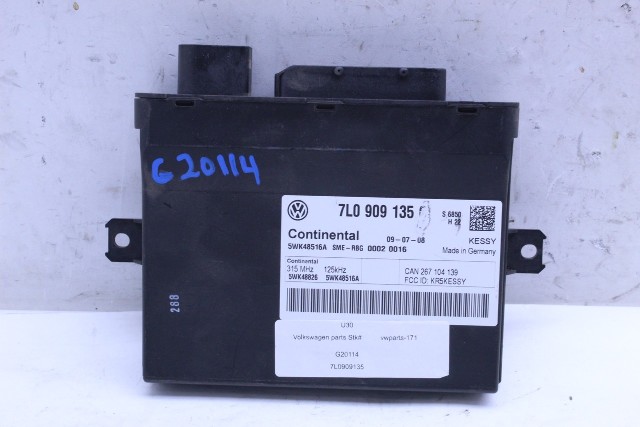 2009 Volkswagen Touareg Keyless Entry Control Module OEM