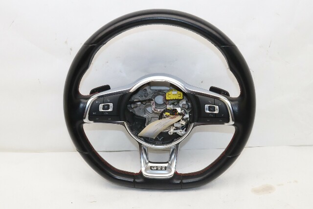2017 Volkswagen GTI MK7 Steering Wheel Flat Bottom Paddle Shift OEM
