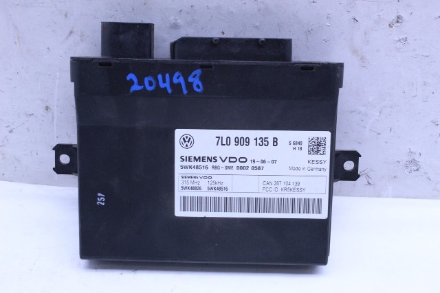 2008 Volkswagen Touareg Keyless Entry Control Module OEM