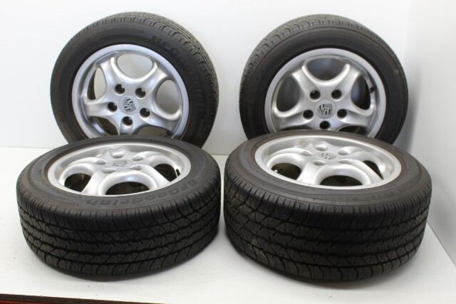 1995-1998 Porsche 911 993 Wheel Tire Set 16 X 7 16 X 9 BFGoodrich OEM