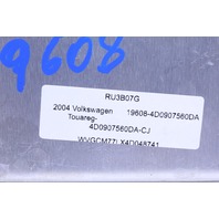 2004 Volkswagen Touareg Engine Computer Module ECU ECM DME 4D0907560DA OEM