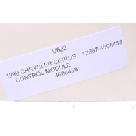 1999 Chrysler Cirrus Engine Computer Module ECU ECM DME 4606438 OEM