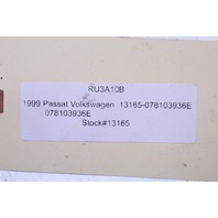 1999 Volkswagen Passat 2.8 Engine Cover Trim 078103936E Stock#13165