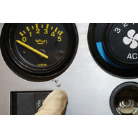 1983-1985 Porsche 944 Oil Pressure Clock Fan Speed Switch Console OEM