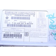 Dodge Overhead Roof DVD Player Screen Unit P05064049AB OEM