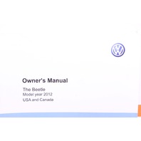 2012 Volkswagen Beetle Owners Manual and Case OEM