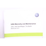 2012 Volkswagen Beetle Owners Manual and Case OEM