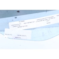 Porsche 911 997 Convertible Quarter Window Glass Right OEM