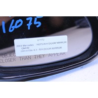 Mercedes Benz CLK320 CLK55 CLK430 Right Side View Door Mirror 2088100464 OEM