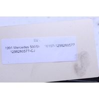 90 91 92 93 94 Mercedes 300SL 500SL R129 Headlight Moulding Left 1298260577 OEM