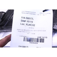 2005 Audi Allroad Left Xenon Headlight Headlamp OEM