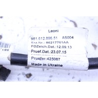 2016 Porsche Cayman 981 Rear Bumper Wire Wiring Loom Harness 98161289651 Stock#16122 OEM