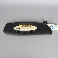 2005-2012 Porsche 911 997 Coupe Sun Visor Right Black OEM Used