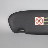 2005-2012 Porsche 911 997 Coupe Sun Visor Right Black OEM Used