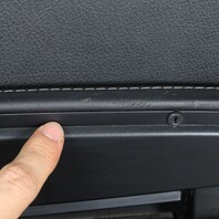 2005-2012 Porsche 911 997 Door Panel Right Leatherette Black OEM Used