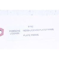 Porsche 911 996 997 Boxster Cayman 986 License Plate Surround Frame