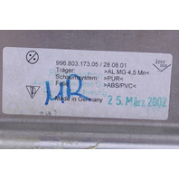 1999-2004 Porsche 911 Boxster Right Dashboard Cover Leather Grey OEM