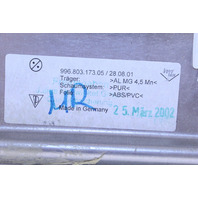 1999-2004 Porsche 911 Boxster Right Dashboard Cover Leather Grey OEM