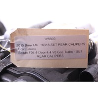 2015 Bmw M6 Gran Coupe Sedan 4-Door 4.4 V8 Gas Turbo - SET REAR CALIPERS OEM