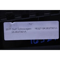 2011 Volkswagen Golf TDI B Pillar Trim Exterior Left 5K3837901A OEM