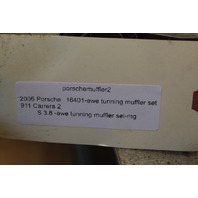 2005 2006 2007 2008 Porsche 911 997 Muffler Exhaust AWE Tuning Damaged Pipe OEM