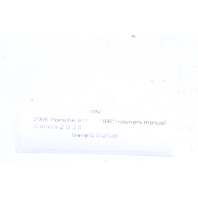 2006 Porsche 911 997 Owner Manual Case