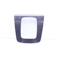 2005 2006 2007 2008 Audi S4 Shift Bezel Surround Trim Carbon Fiber 8E0864261AF OEM