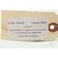 1999-2004 Porsche 911 Boxster Front Bumper Tow Hook Cover Cap OEM