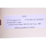 2015 Porsche 911 Carrera 991 Lower Control Arm Rear 991331341032 OEM