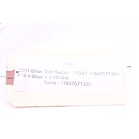 2009 2010 2011 2012 BMW 550i 750i Air Vacuum Tank 7571303 OEM