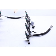 2006-2010 BMW 550i Fuel Rail With Injectors 7534743 OEM