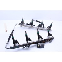 2006-2010 BMW 550i Fuel Rail With Injectors 7534743 OEM