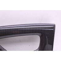 2008-2014 Audi R8 Carbon Fiber Interior Door Handle Cover Left 423868143N OEM