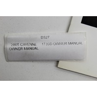 2005 Porsche Cayenne Owner Manual