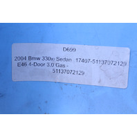 2004 BMW 330i Sedan Bumper Grille Left 7072129 OEM