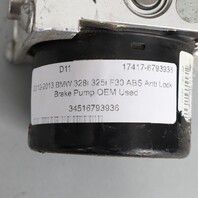 2012-2013 BMW 328i 325i F30 ABS Anti Lock Brake Pump 34516793846 OEM Used