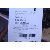 2004-2005 BMW 525i 2.5 Engine Motor OEM