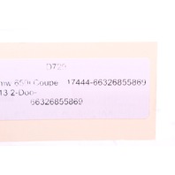 2012-2018 BMW 640i 650i M6 Lane Change Warning Sensor Right OEM