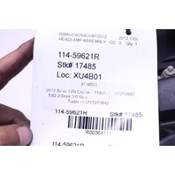 2012 2013 BMW 128i 135i Headlight Xenon Right Adaptive OEM