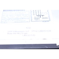 Volkswagen Golf Jetta Passat Stereo Radio Receiver Cassette CD Player 1JM035157D OEM