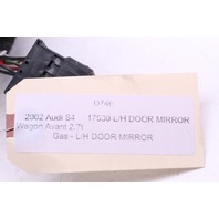 2000 2001 2002 Audi S4 Door Mirror Left Side View OEM