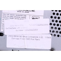 2002 BMW M3 Navigation Navi Wide Screen Monitor Display Radio OEM