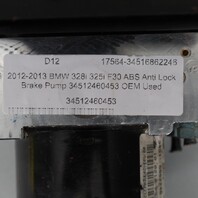 2012-2013 BMW 328i 325i F30 ABS Anti Lock Brake Pump 34512460453 OEM Used