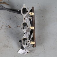 2002-2005 Porsche 911 996 3.6 Fuel Rail Inectors Intake Plenum OEM 9961101017R