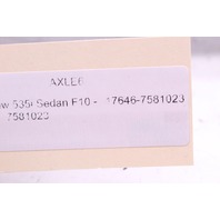2011-2016 BMW 535i Rear Axle Shaft CV Joint Left 33207581023 OEM